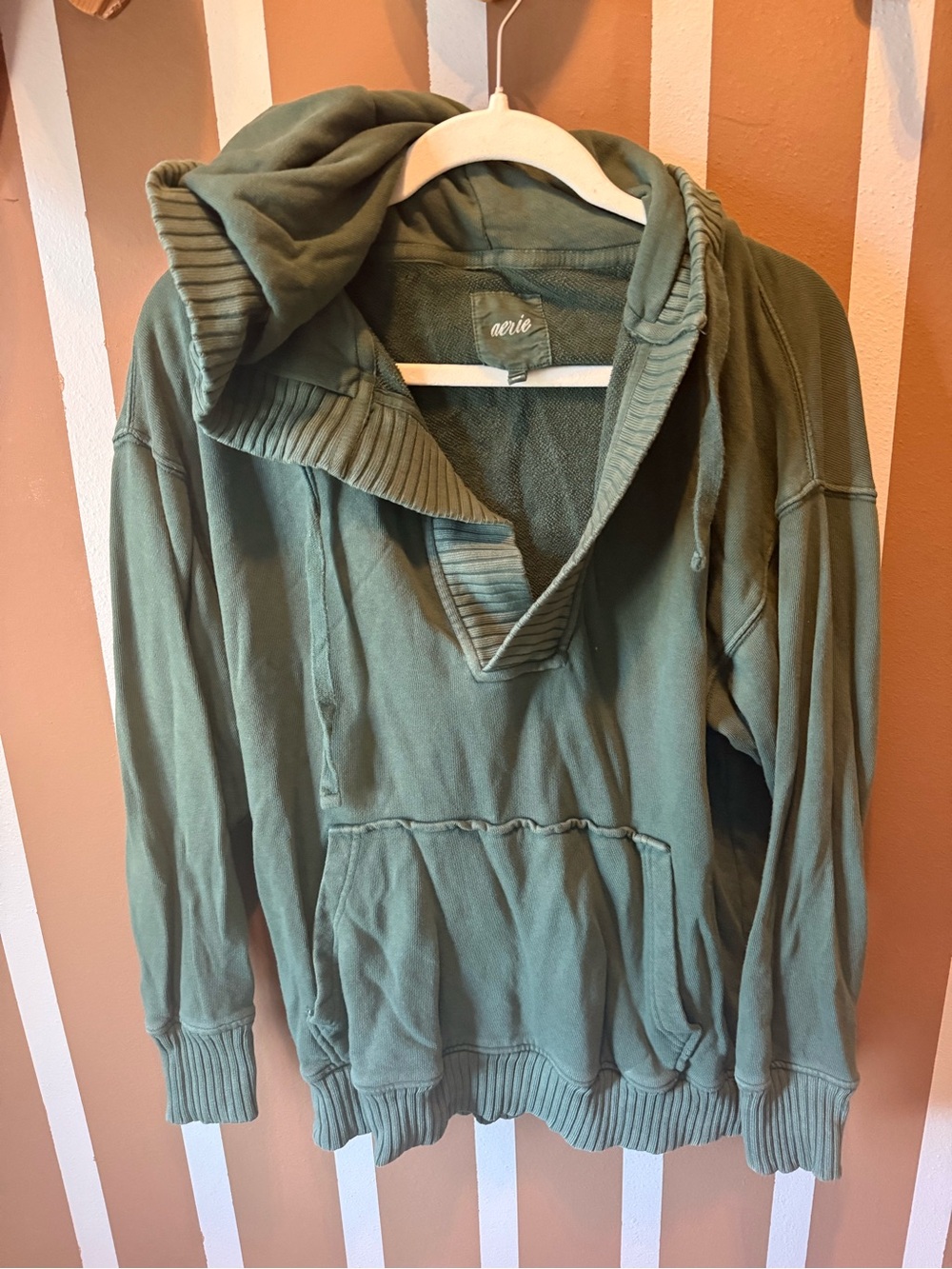 AERIE Olive Green Hoodie